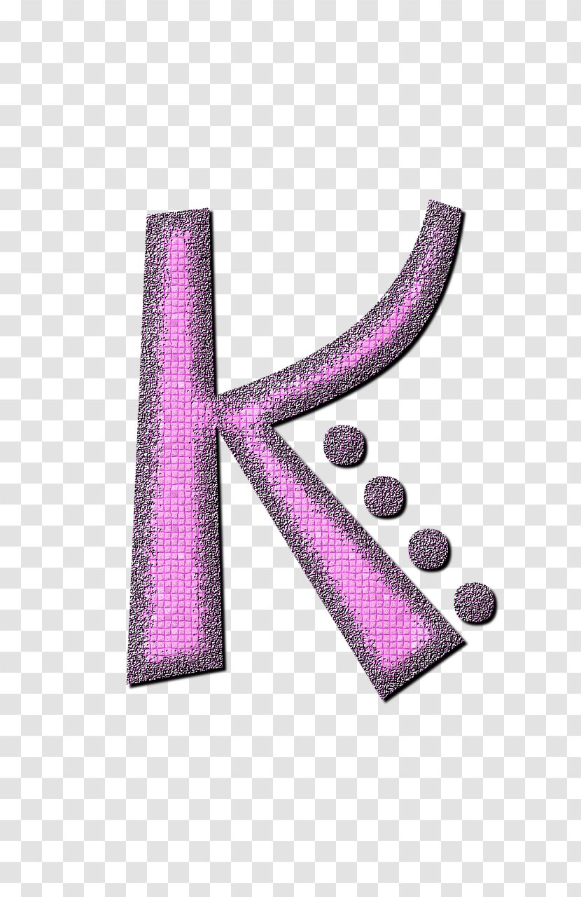 Alphabet Letter K C - Violet - Font Transparent PNG