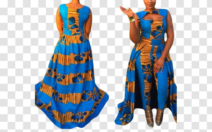 African Waxprints Ankara Dress Jumpsuit - Africa Transparent PNG