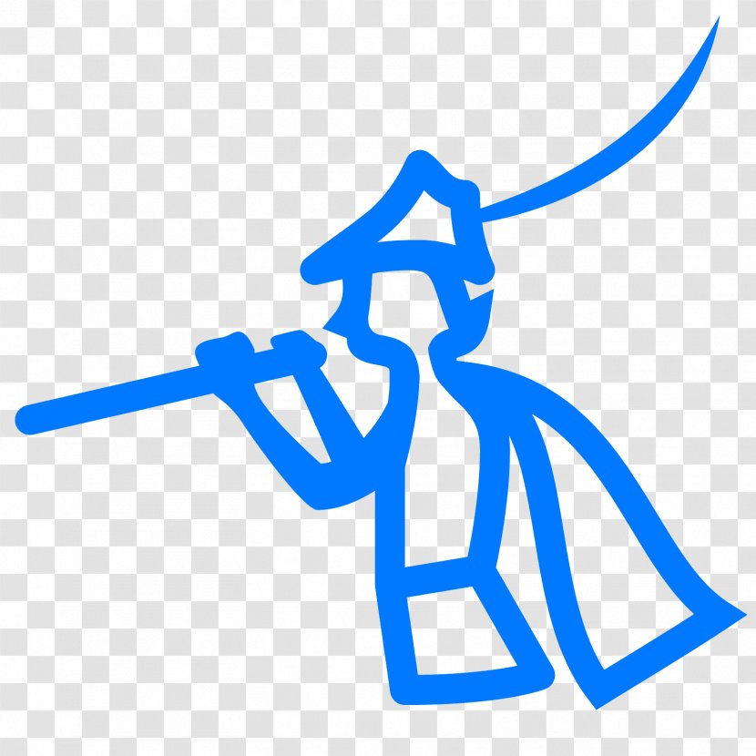 Pied Piper Of Hamelin Clip Art - Electric Blue Transparent PNG