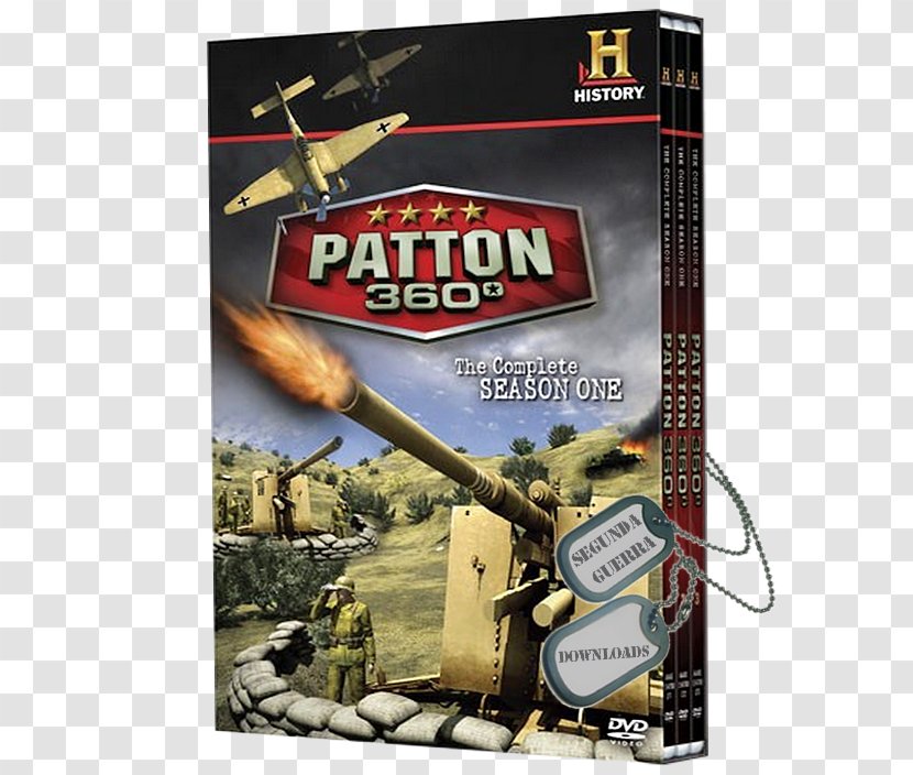 Second World War History Patton 360 - Season 1 DVDPatton Transparent PNG