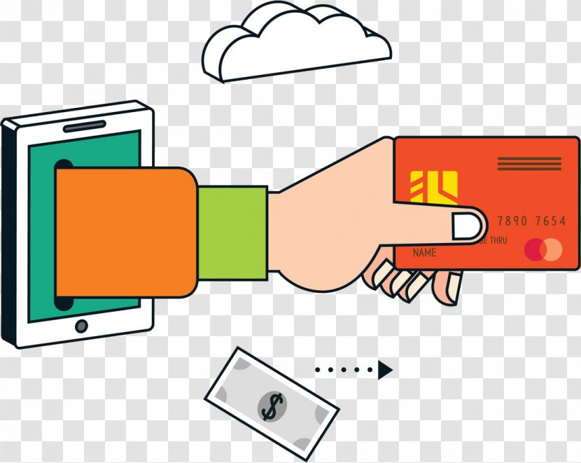 Mobile Banking Pangakaart Debit Card - Area - Orange Credit Transparent PNG
