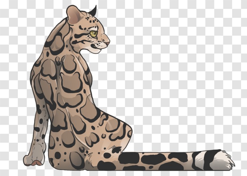 Clouded Leopard Felidae Drawing Snow - Terrestrial Animal - Easy Kitty Transparent PNG