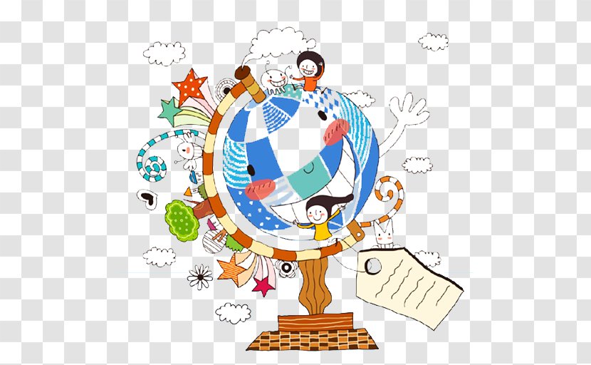 Drawing Photography Clip Art - Recreation - Hand-drawn Cartoon Globe Transparent PNG