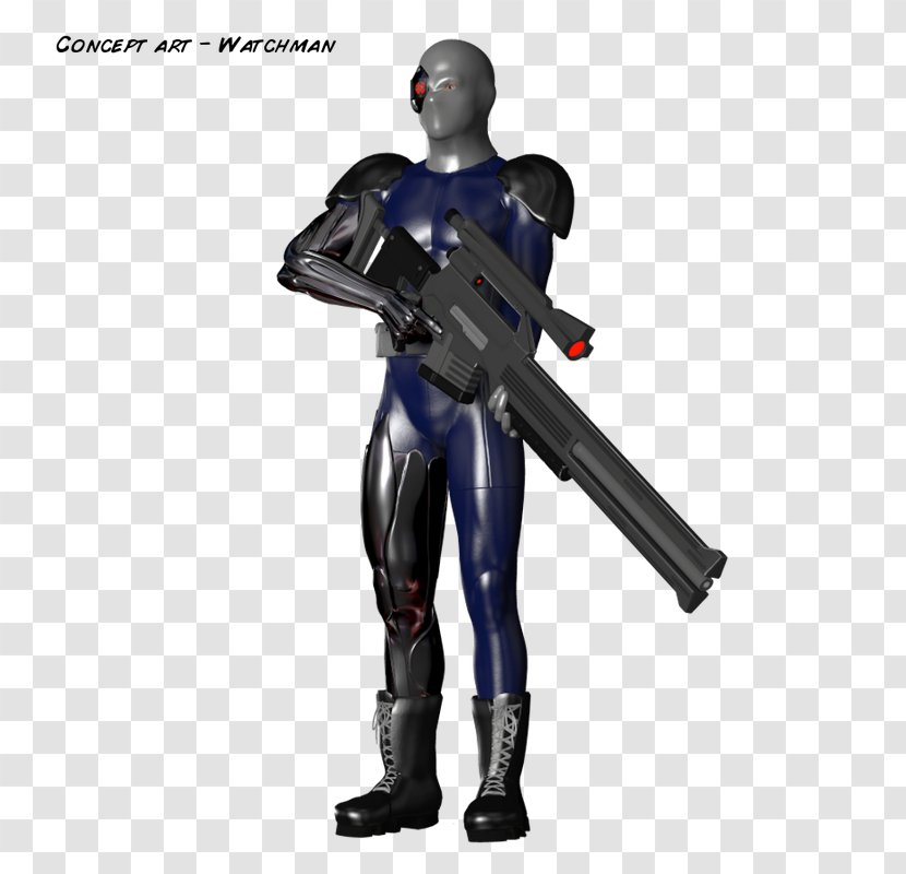 Vigilante Hero Name Mercenary Villain - Firearm - Action Figure Transparent PNG