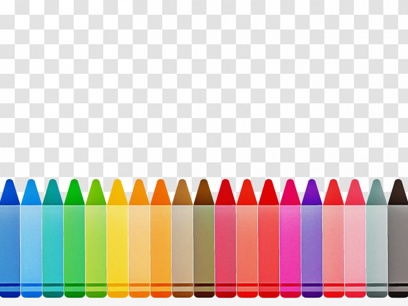 Crayon Writing Implement Colorfulness Pencil Rectangle Transparent PNG