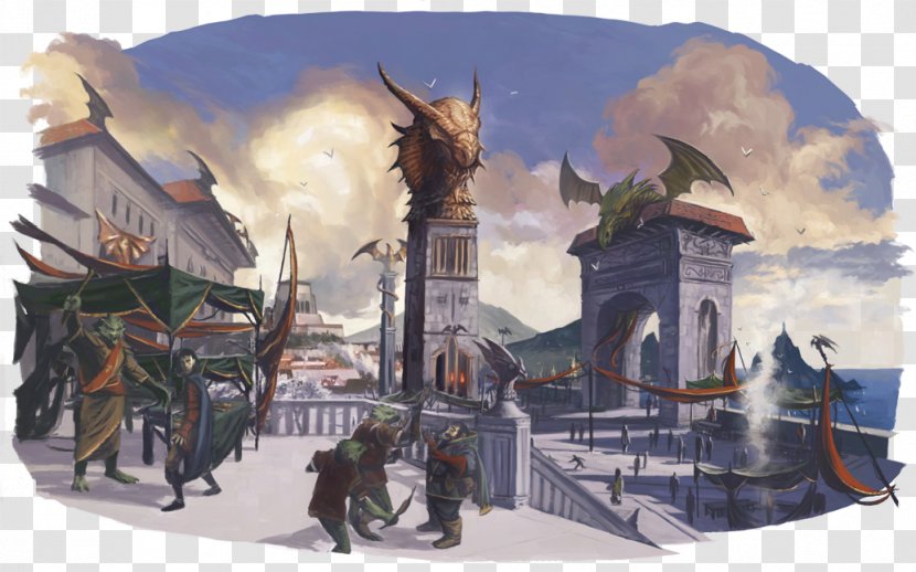 Dungeons & Dragons Dragonborn Player's Handbook Knucker - City Life Transparent PNG