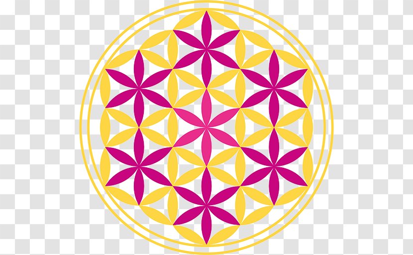Overlapping Circles Grid Vector Graphics Symbol Sacred Geometry Illustration - Symmetry Transparent PNG
