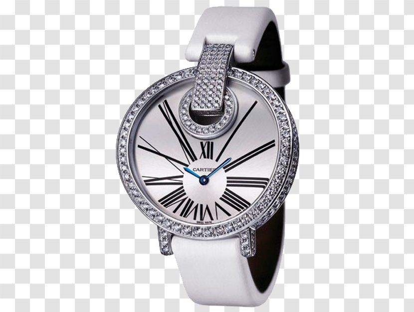 Watch Cartier Clock Luxury Goods - Strap Transparent PNG