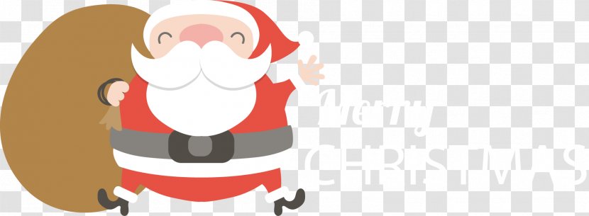 Santa Claus Christmas Euclidean Vector - Flower - Lovely Material Element Tag Transparent PNG