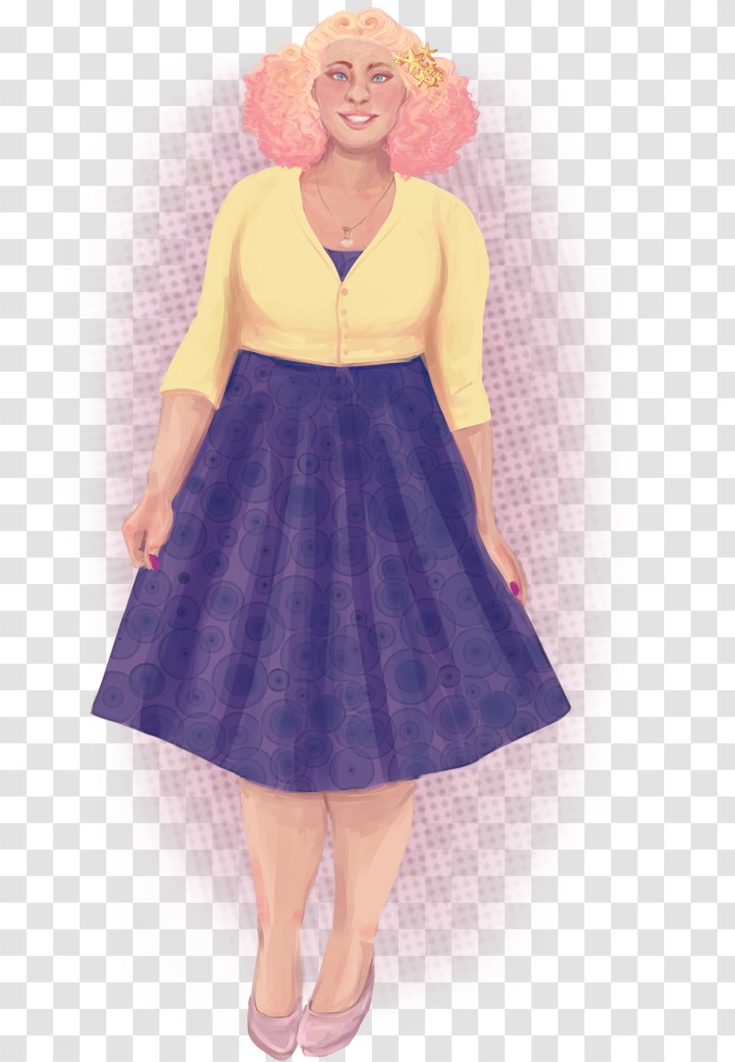 Polka Dot Skirt Dress Costume Sleeve - Trunk Transparent PNG