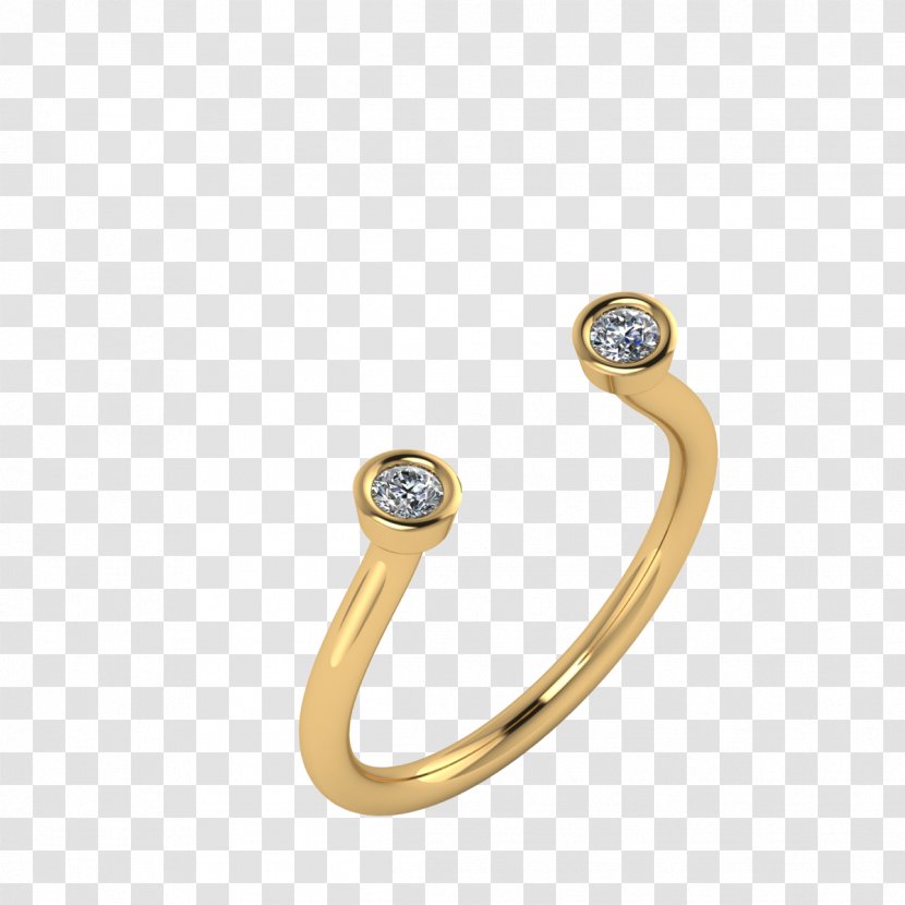 Earring Carat Gold Wedding Ring - Bracelet Transparent PNG