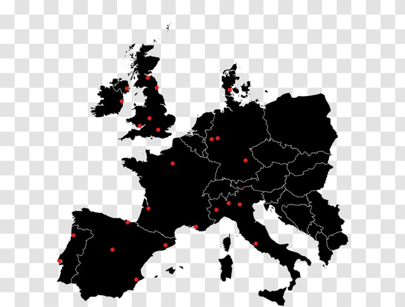 Europe World Map Blank Mapa Polityczna Transparent PNG