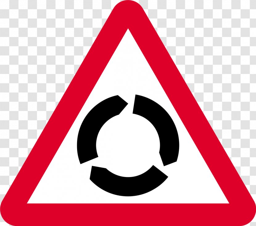 Road Signs In Singapore Roundabout Traffic Sign Warning The Highway Code - Driving Transparent PNG