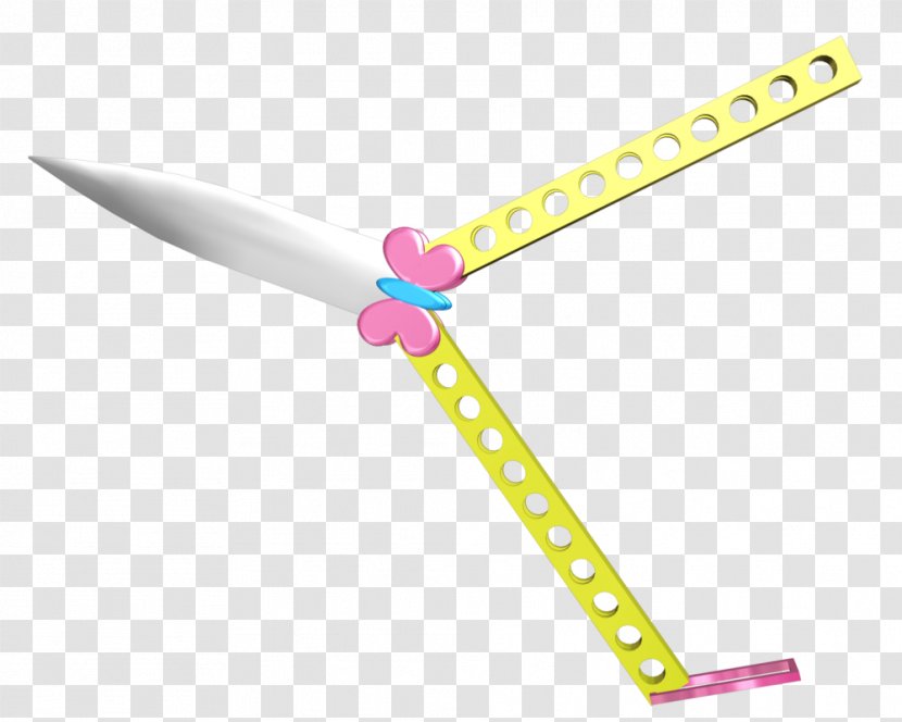 Butterfly Knife Fluttershy Rarity Pony - Blade - Knives Transparent PNG