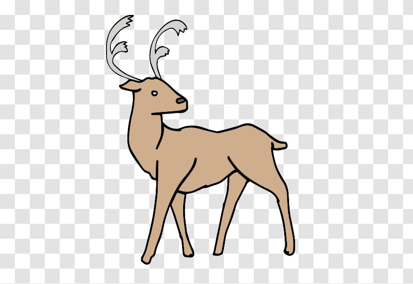 Reindeer Elk Antelope Wildlife Clip Art Transparent PNG