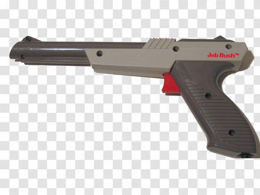 NES Zapper Wii Firearm Nintendo Entertainment System - Laser Gun Transparent PNG