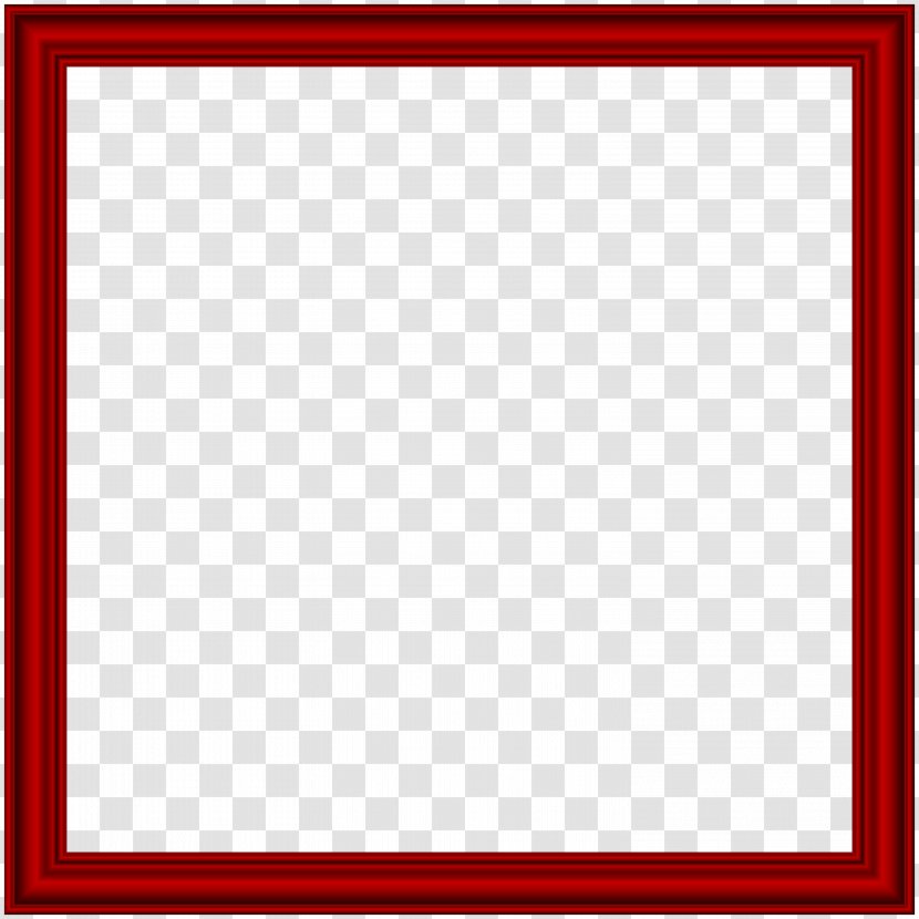 Square Area Text Board Game Pattern - Picture Frames - Red Border Frame Transparent Image Transparent PNG