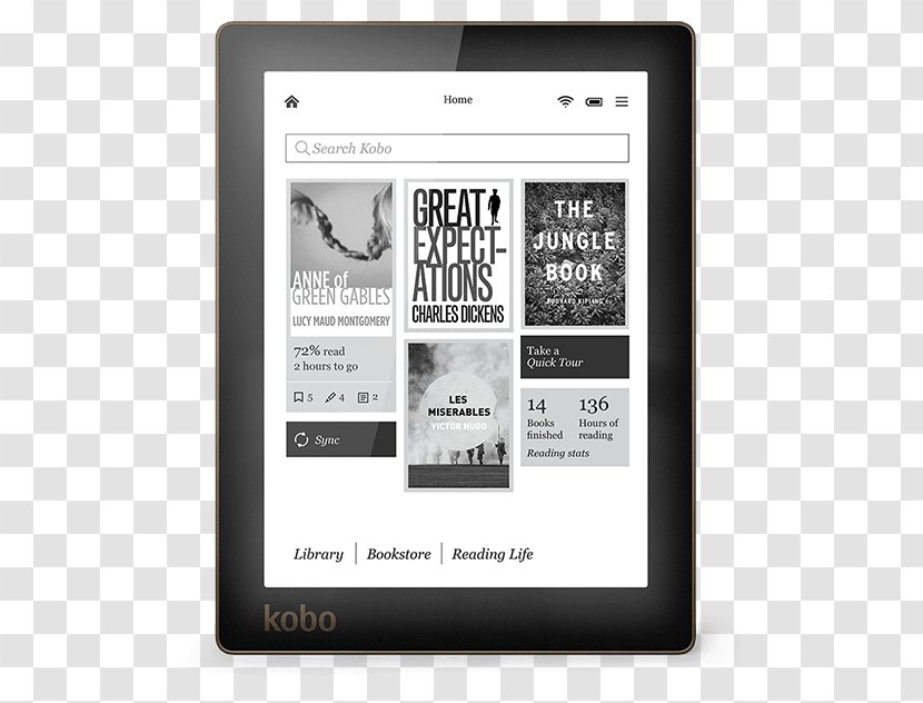 Kobo Glo Aura HD Touch E-Readers - Brand Transparent PNG