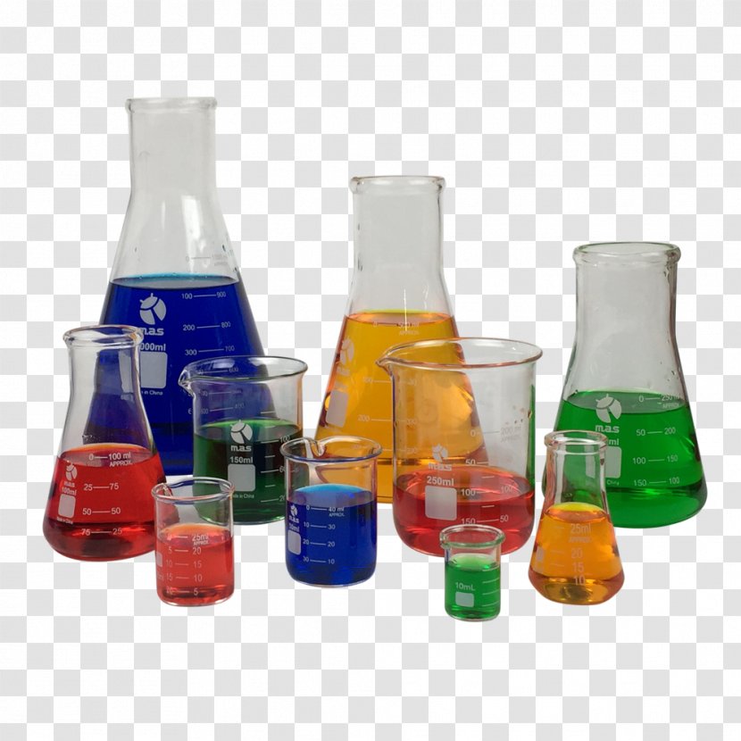 Laboratory Flasks Glass Erlenmeyer Flask Science - Lab Transparent PNG