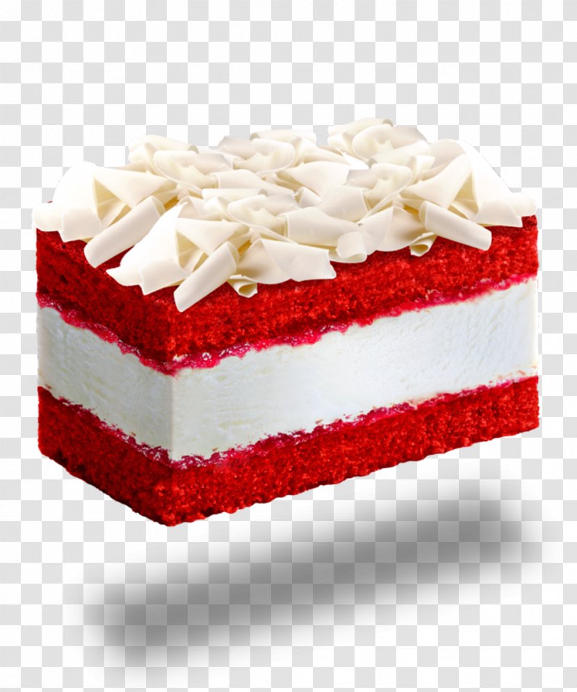 Chantilly Cream Black Forest Gateau Torte Red Velvet Cake - Frozen Dessert - Milk Transparent PNG