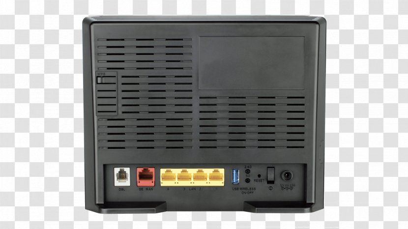 DSL Modem Wireless Router IEEE 802.11ac - Electronics - Ac1200 Gigabit Dual Band Ac Rtac1200g Transparent PNG