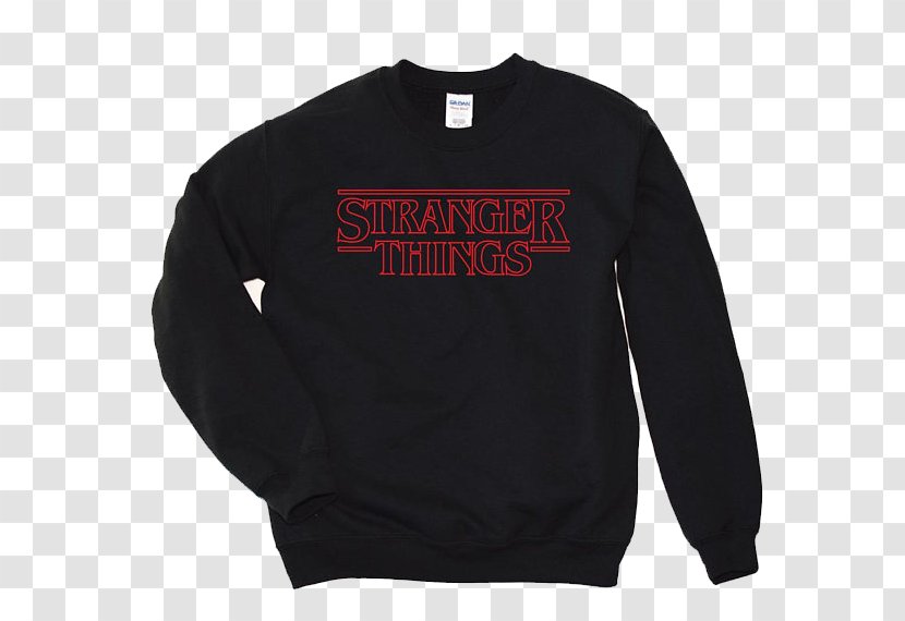 T-shirt Hoodie Crew Neck Sweater - Long Sleeved T Shirt Transparent PNG