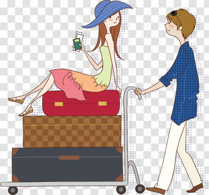 Significant Other Illustration - Heart - Baggage Man Transparent PNG