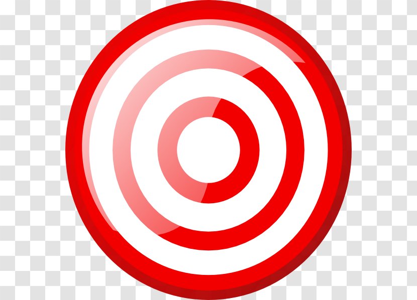 Shooting Target Archery Clip Art - Red Transparent PNG
