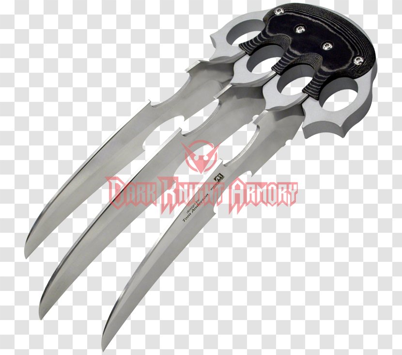 Throwing Knife Claw Weapon Bear - Cold Transparent PNG