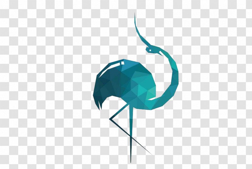 Logo Graphic Design Pattern - Turquoise - Blue Crane Transparent PNG