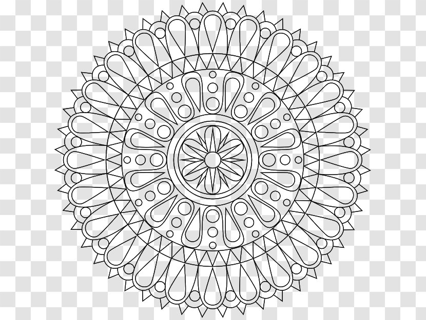 Book Drawing - Zentangle - Symmetry Ornament Transparent PNG