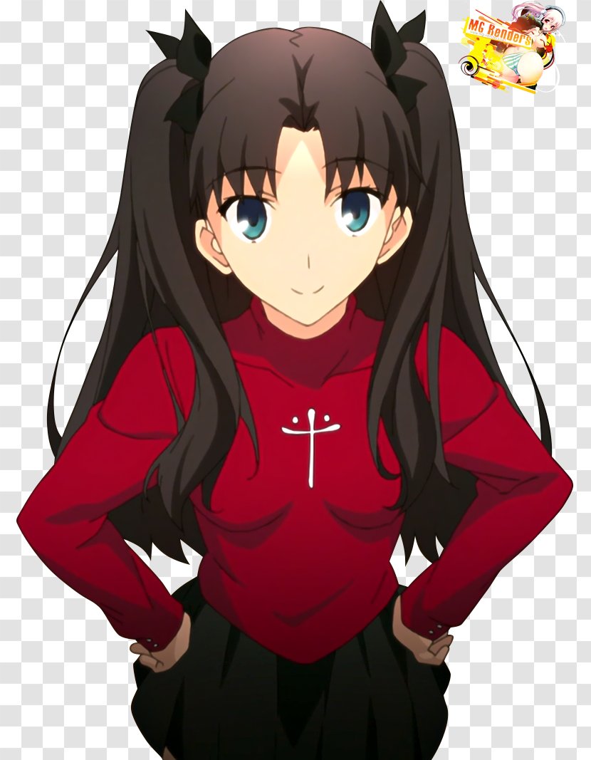 Rin Tōsaka Fate/stay Night Archer Rendering - Silhouette - Stary Transparent PNG