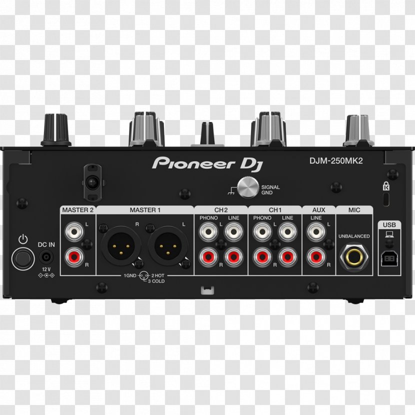 DJ Mixer Pioneer DJM-250MK2 Audio Mixers - Djm250mk2 - Crossover Transparent PNG