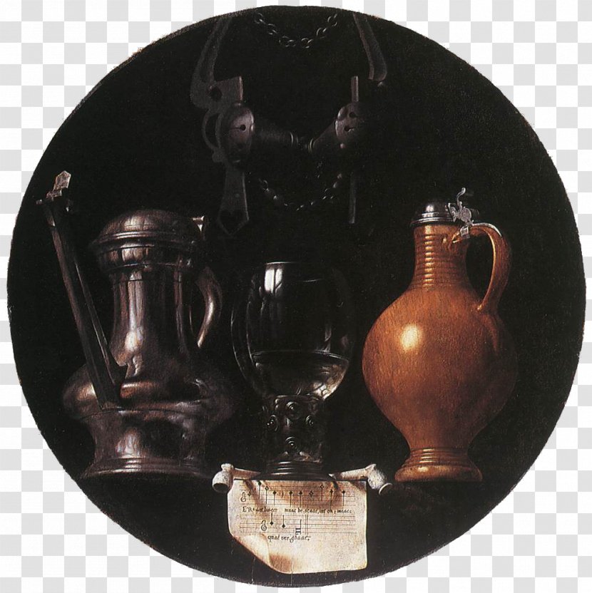 Rijksmuseum Emblematic Still Life With Flagon, Glass, Jug And Bridle Painting Painter Transparent PNG