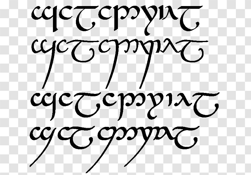 Quenya Elvish Languages Hebrew Alphabet Font - Area - Jamie Foxx Transparent PNG