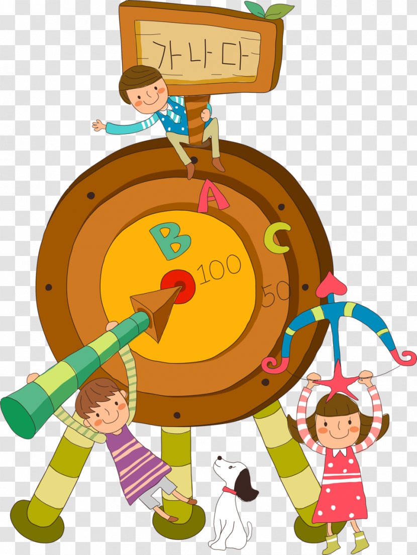 Cartoon Clock - Play - Playset Transparent PNG