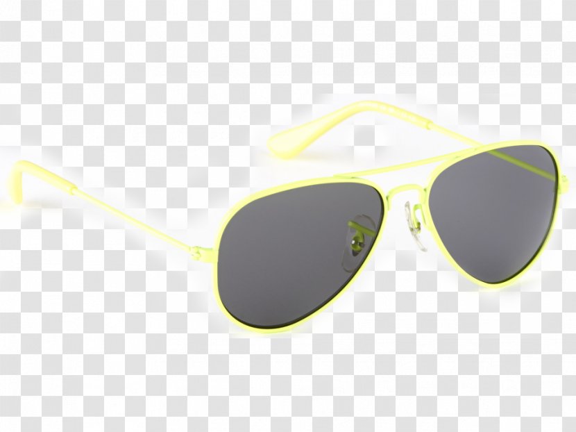 Aviator Sunglasses Goggles Yellow - Lens Transparent PNG