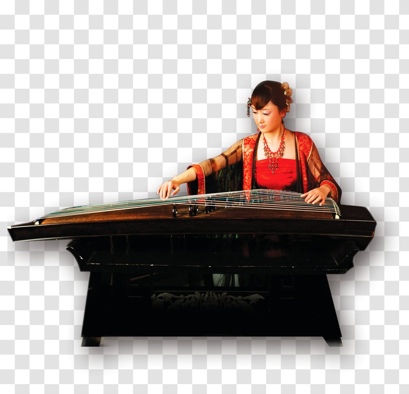 Guqin Piano Guzheng Download - Musical Keyboard - Play Transparent PNG