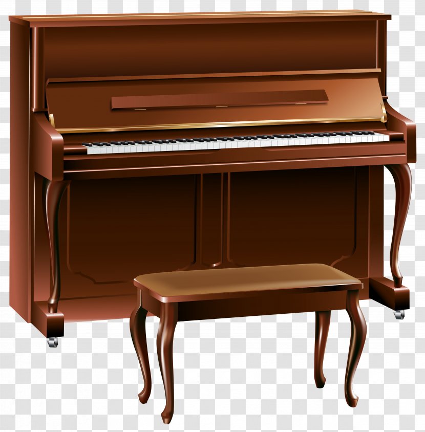 Piano Clip Art - Spinet - Upright Cliparts Transparent PNG