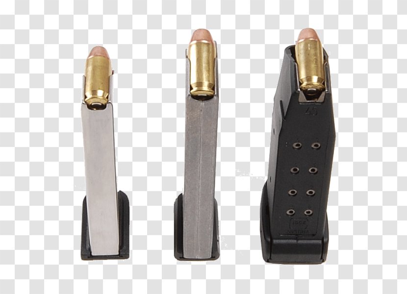 Firearm Magazine Kahr Arms .45 ACP Trigger - Glock 36 - Ammunition Transparent PNG