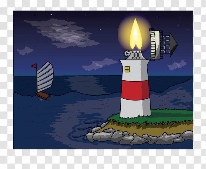 Lighthouse Energy Cartoon Ubiquiti Rocket M5 - Beacon - Radio Access Point Sky PlcEnergy Transparent PNG