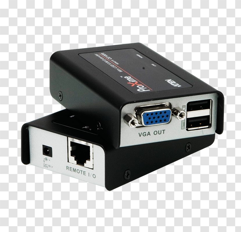 KVM Switches ATEN International Category 5 Cable USB VGA Connector - Multimedia Transparent PNG