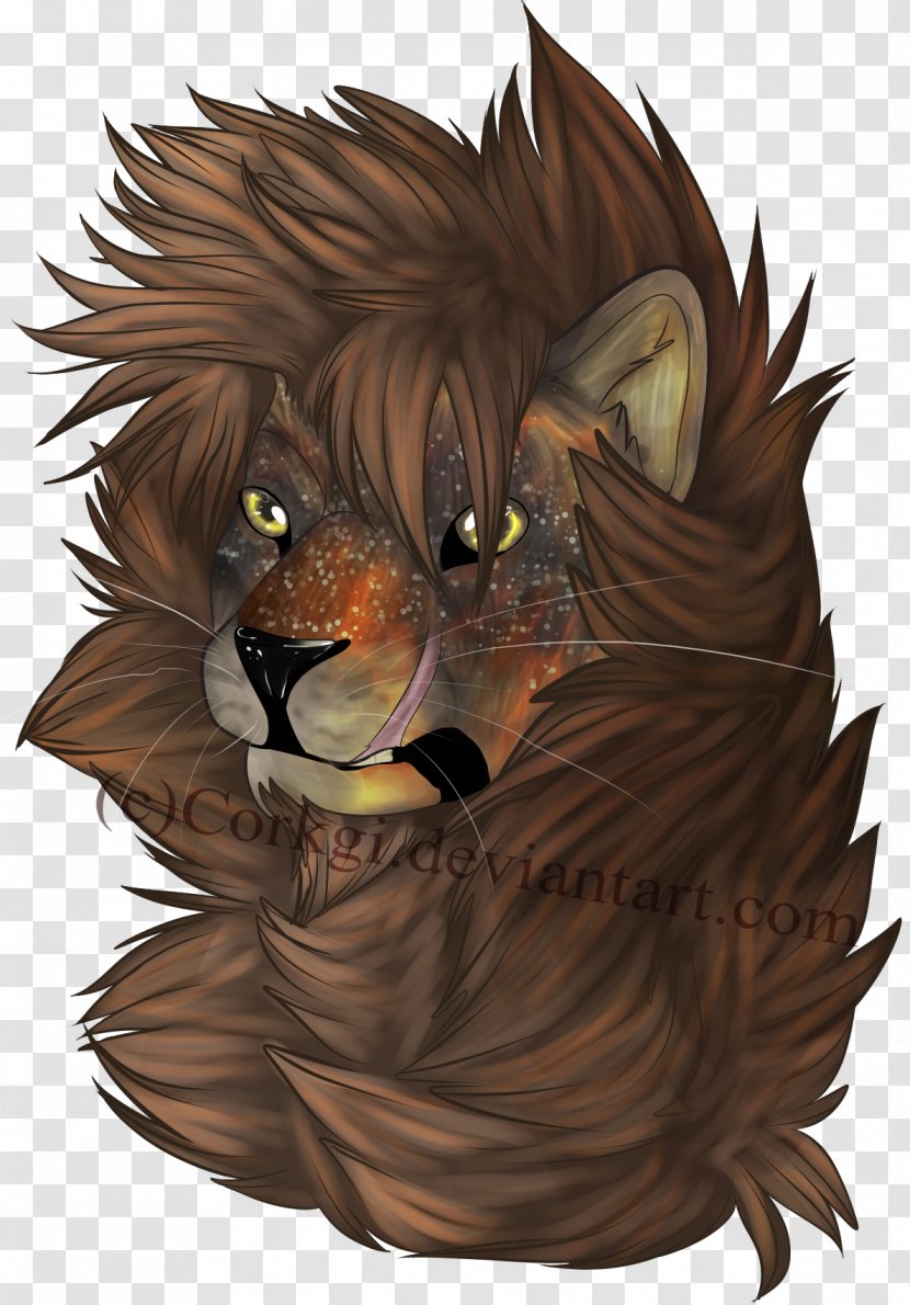 Lion Whiskers Big Cat - Legendary Creature Transparent PNG
