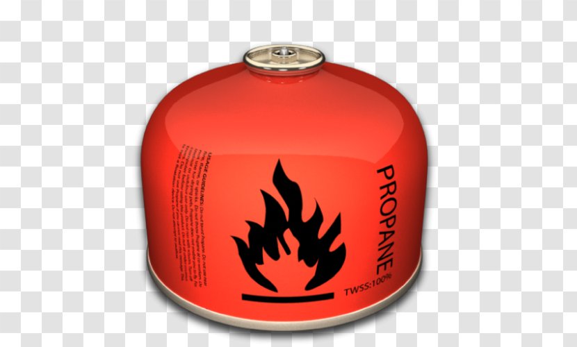 Propane Liquefied Petroleum Gas Alkane Butane Cylinder - Fuel - Orange Transparent PNG