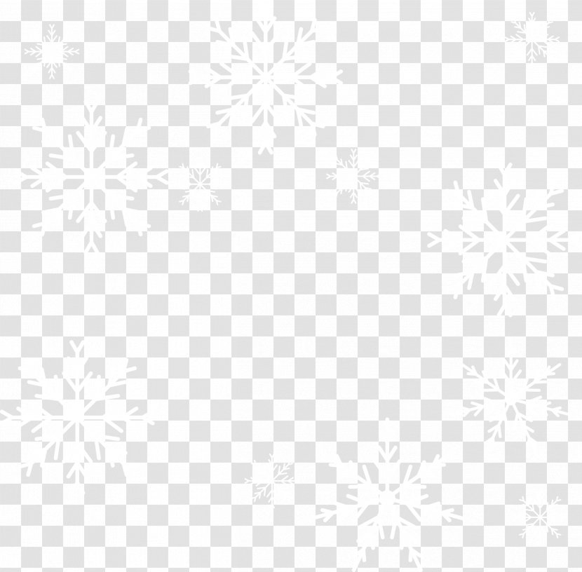 Download Icon - Toolbar - White Snowflakes Floating Material Transparent PNG