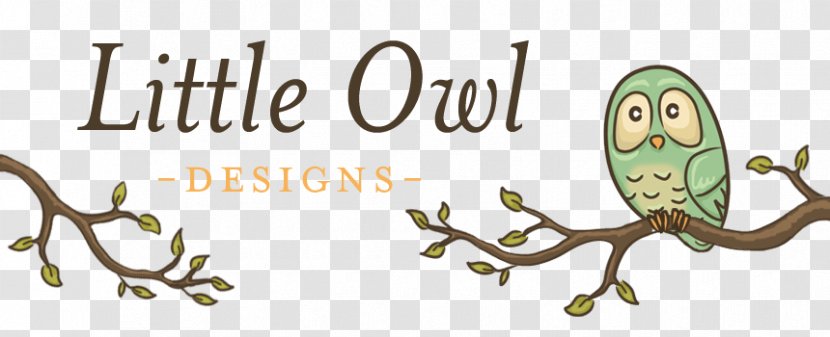 Flower Plant Stem Line Clip Art - Owl Design - Little Transparent PNG