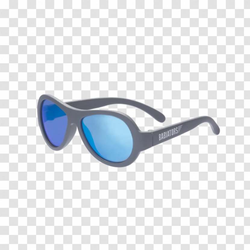 Aviator Sunglasses Babiators Original Mirrored Blue - Lens Transparent PNG