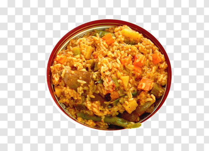 Kimchi Fried Rice Chicken Curry Asian Cuisine - Dish Transparent PNG