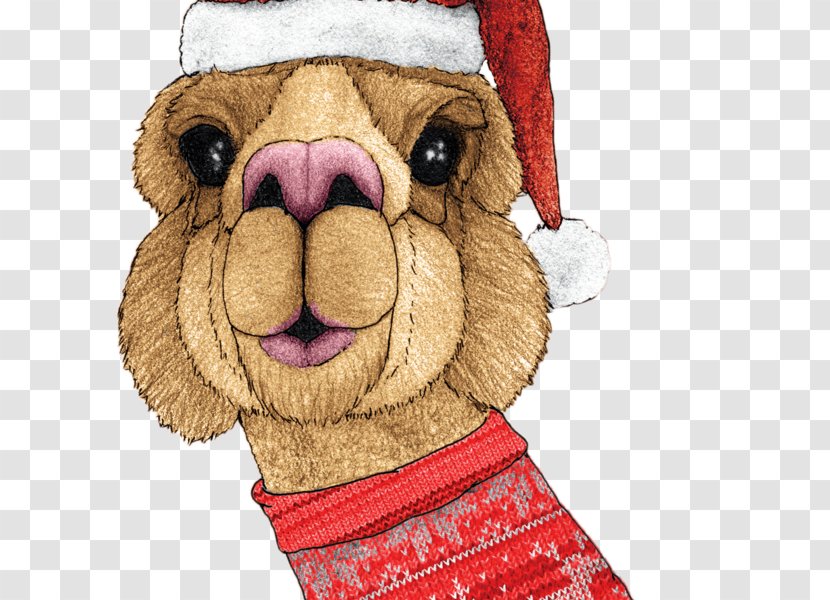 Dog Alpaca Sticker Printing Displate - Heart - Christmas Transparent PNG