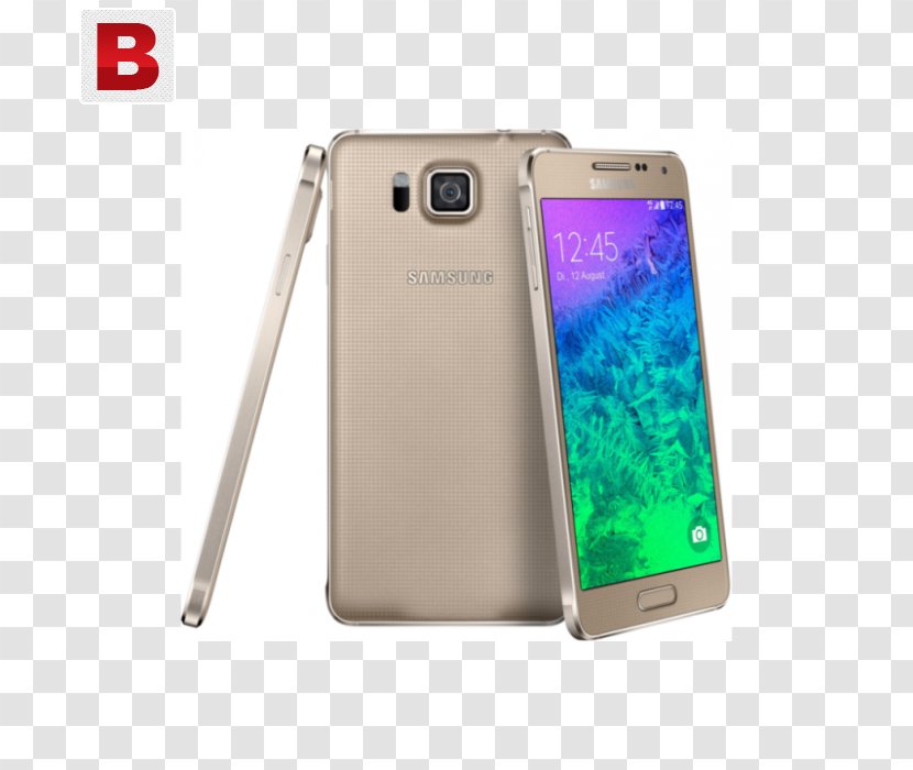 Smartphone Samsung Galaxy Alpha Feature Phone 4G LTE - Unlocked Transparent PNG